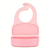 Waterproof Silicone Baby Bib with Food Catcher